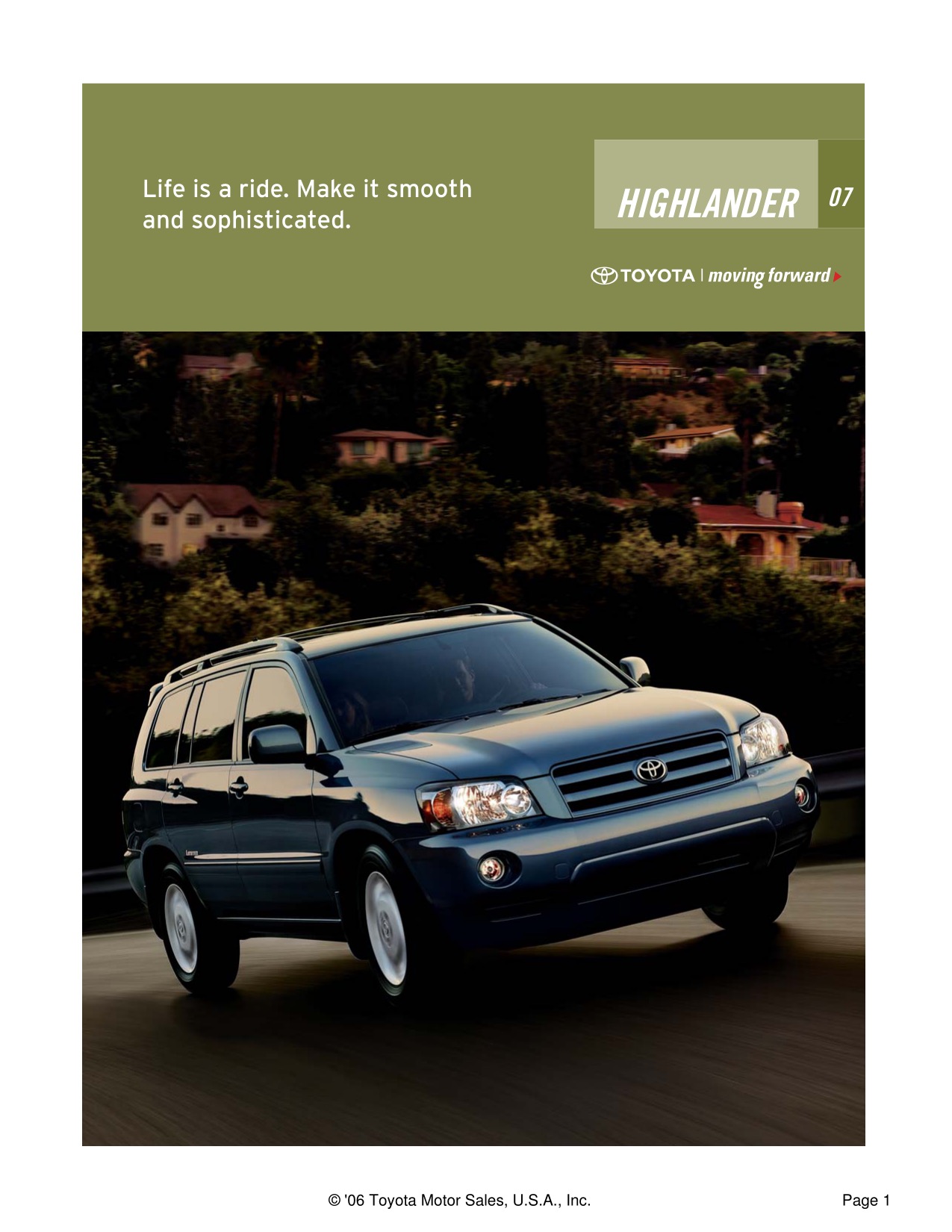 2007 Toyota Highlander Brochure
